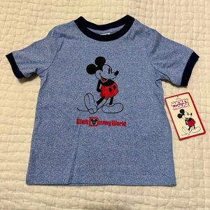 WDW/ Mickey Mouse Heather Blue T-shirt - NEW